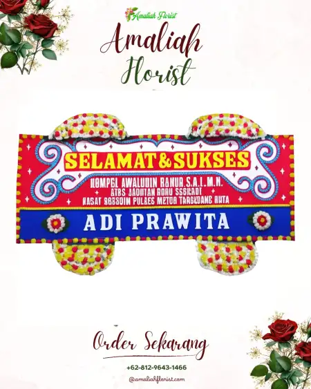 Papan Bunga Ucapan Selamat Wadaslintang